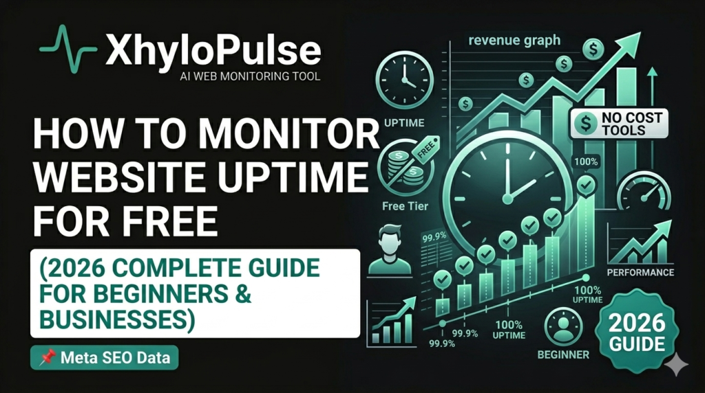 How to Monitor Website Uptime for Free (2026 Complete Guide for Beginners & Businesses)